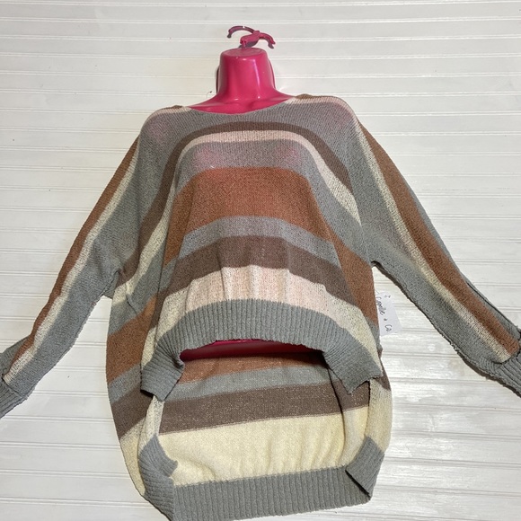 Camille & Co | Three Quarter Length Stripe Sweater Size Medium NWOT - Picture 2 of 7